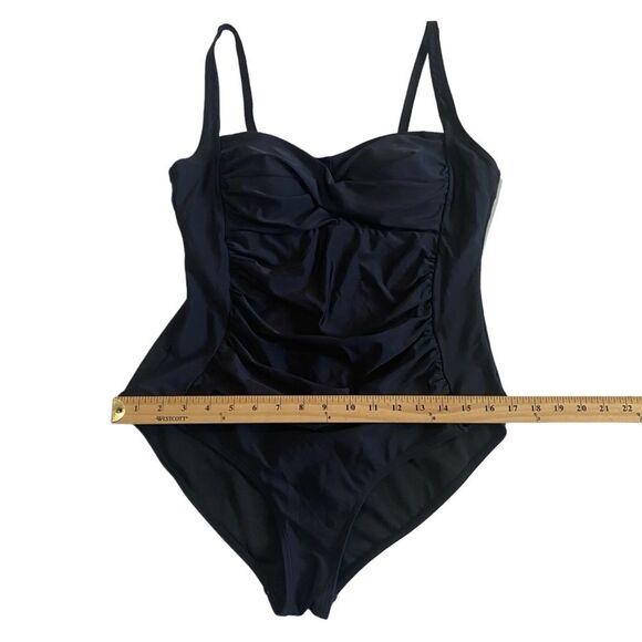 Ekouaer Black One Piece Swimsuit Sz XL - Picture 7 of 12